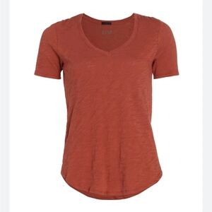 ATM Anthony Thomas Melillo Women's Slub T shirt in Rust